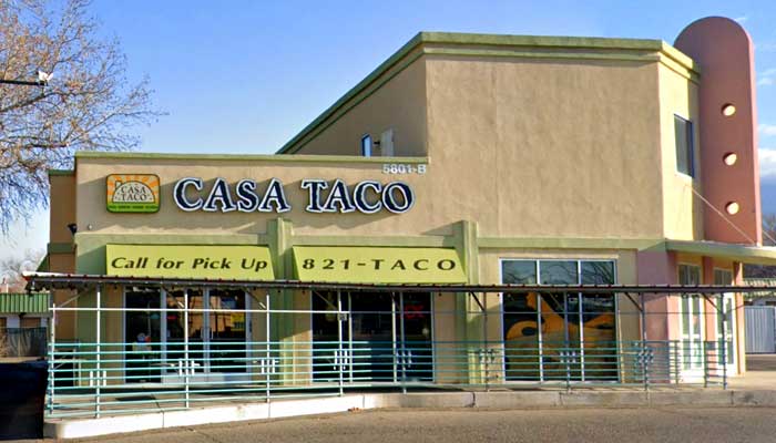 Casa Taco New Mexico Albuquerque Mexican Restaurant