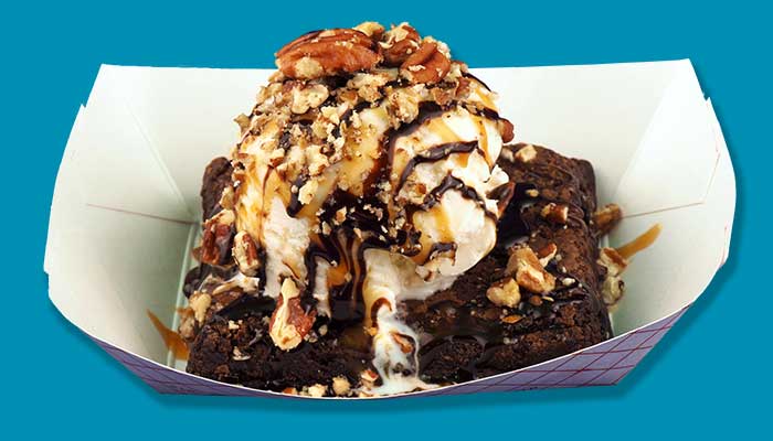 Casa Taco New Mexico Mexican Restaurant dessert menu warm brownie sundae